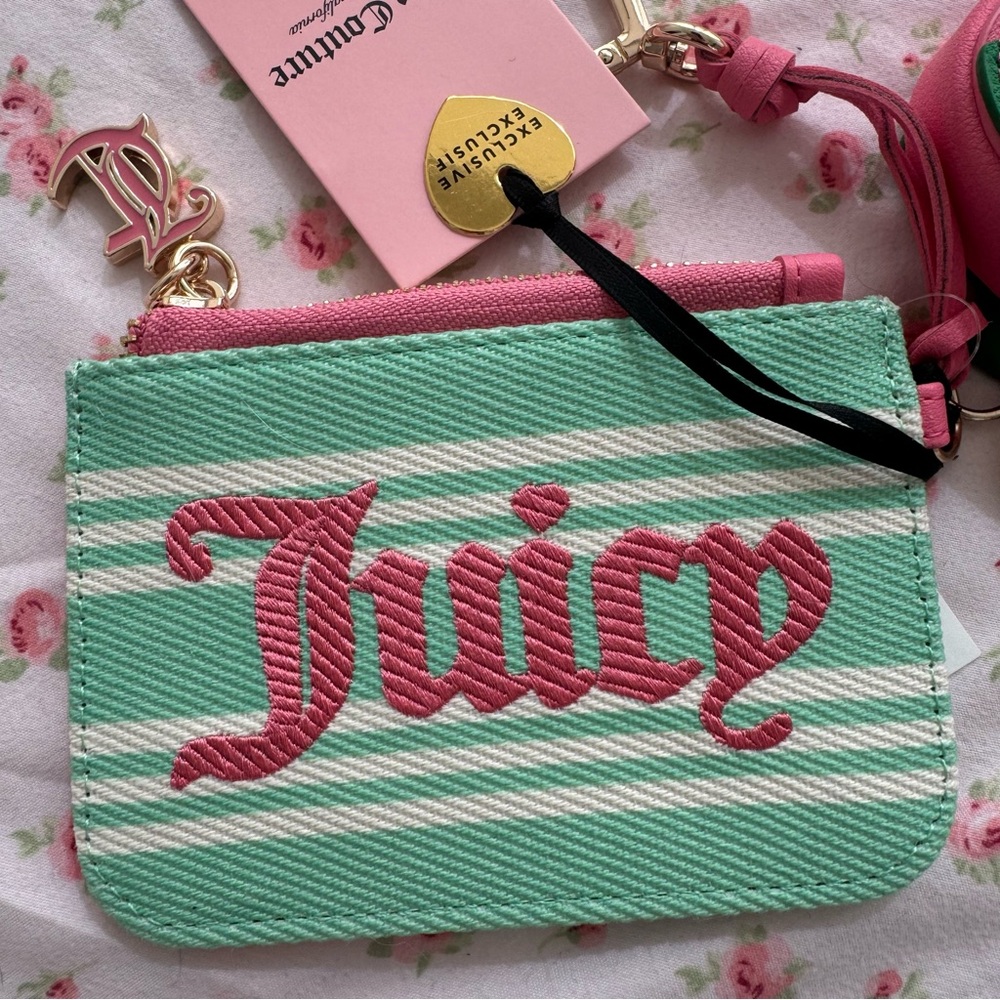 RARE! Juicy Couture RETRO GREEN/CREAM JUICY PARADISE MINI BUNDLE! - Picture 3 of 5